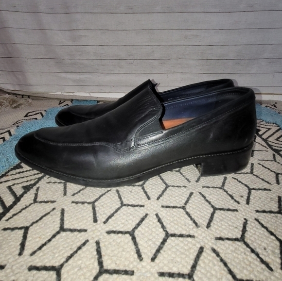 COLE HAAN GRAND OS BLACK LEATHER LOAFERS, SZ 11.5 - Picture 1 of 14